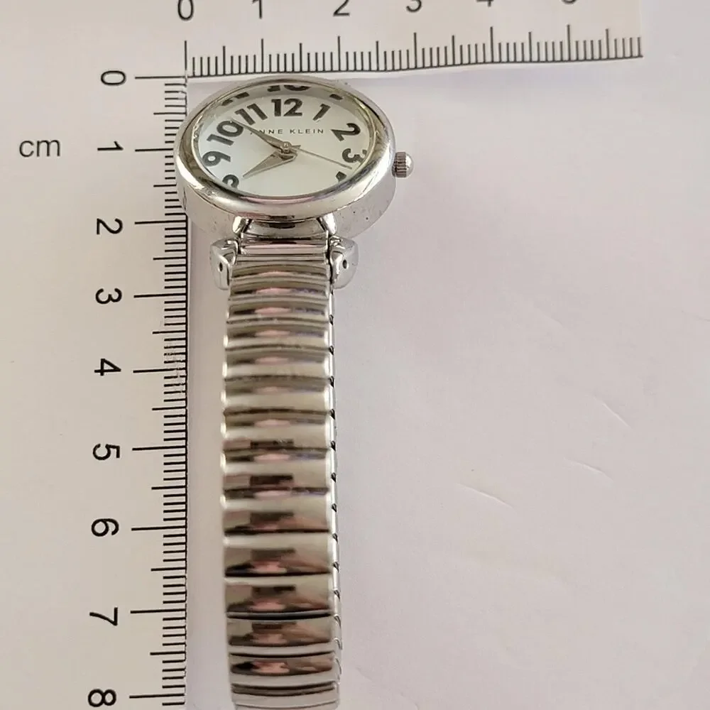 Anne Klein Womens Watch 25mm White Dial Silver Case Stainless Bracelet Quartz